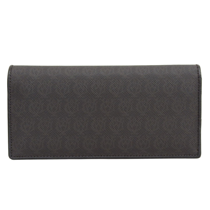 Excellent Dunhill Purse WINDSOR Long Wallet Bifold Wallet Dark brown L2N710B