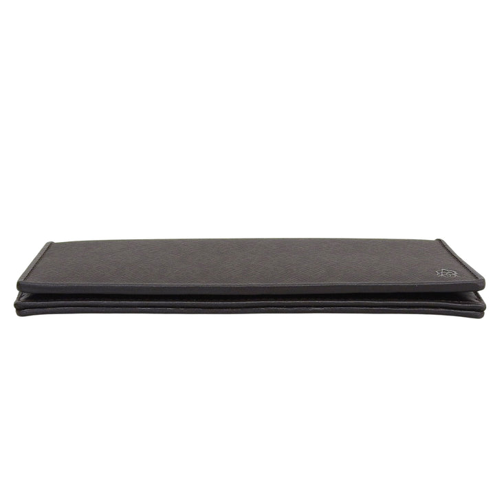 Excellent Dunhill Purse WINDSOR Long Wallet Bifold Wallet Dark brown L2N710B