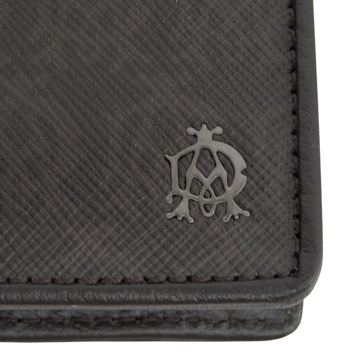 Excellent Dunhill Purse WINDSOR Long Wallet Bifold Wallet Dark brown L2N710B