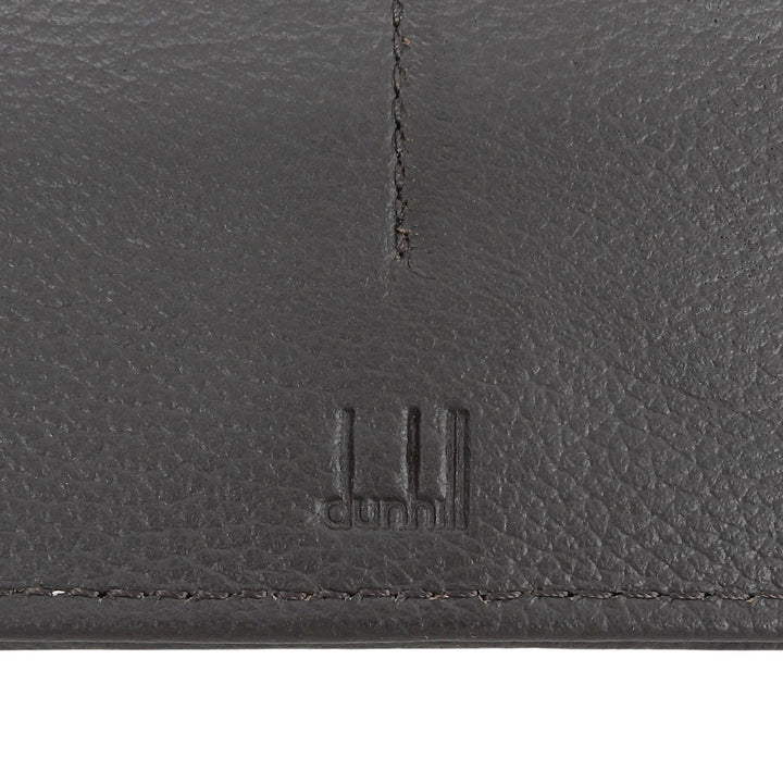 Excellent Dunhill Purse WINDSOR Long Wallet Bifold Wallet Dark brown L2N710B