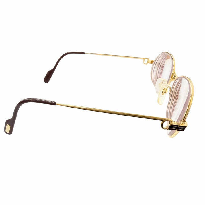 Very Good Cartier Glasses Mailon PANTHERE gold mens