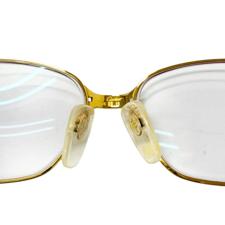 Very Good Cartier Glasses Mailon PANTHERE gold mens