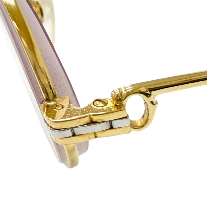 Very Good Cartier Glasses Mailon PANTHERE gold mens