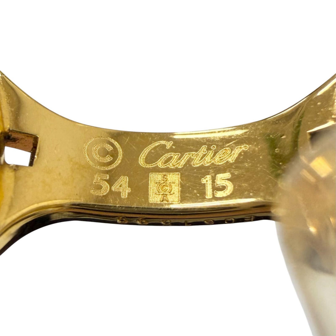 Very Good Cartier Glasses Mailon PANTHERE gold mens