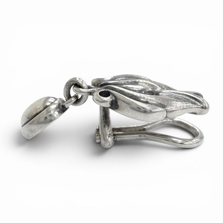 Great Georg Jensen Heritage Collection 2012 Year Earrings Silver 925