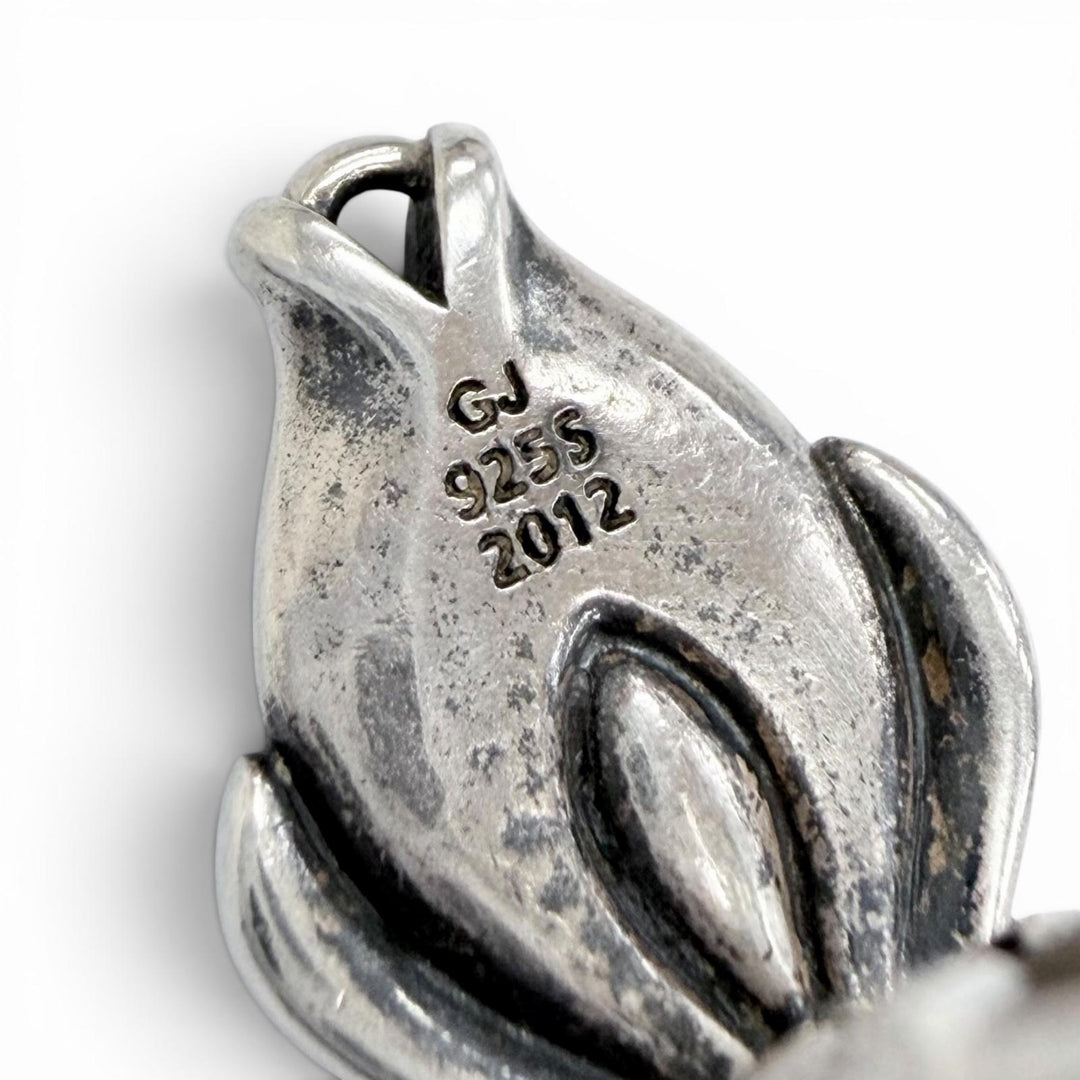 Great Georg Jensen Heritage Collection 2012 Year Earrings Silver 925