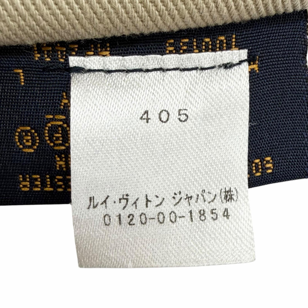 Great LOUIS VUITTON Chapeau Monogram Denim Reversible bucket hat Indigo L MP2441