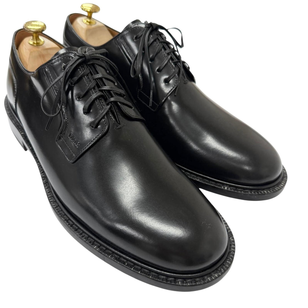 Pristine DIOR Dress shoes Evidence Embossed logo plain toe derby shoes