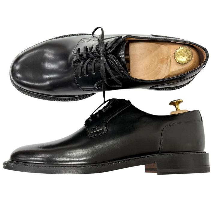 Pristine DIOR Dress shoes Evidence Embossed logo plain toe derby shoes