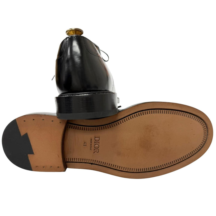 Pristine DIOR Dress shoes Evidence Embossed logo plain toe derby shoes