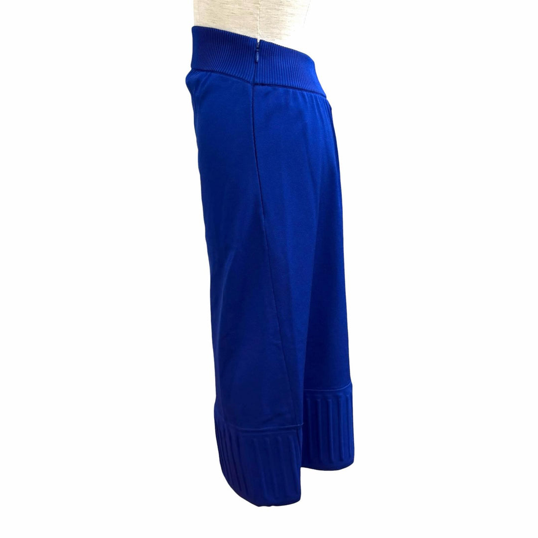 Great CHANEL two-piece set blue Rayon Women 36 P46123 P46122