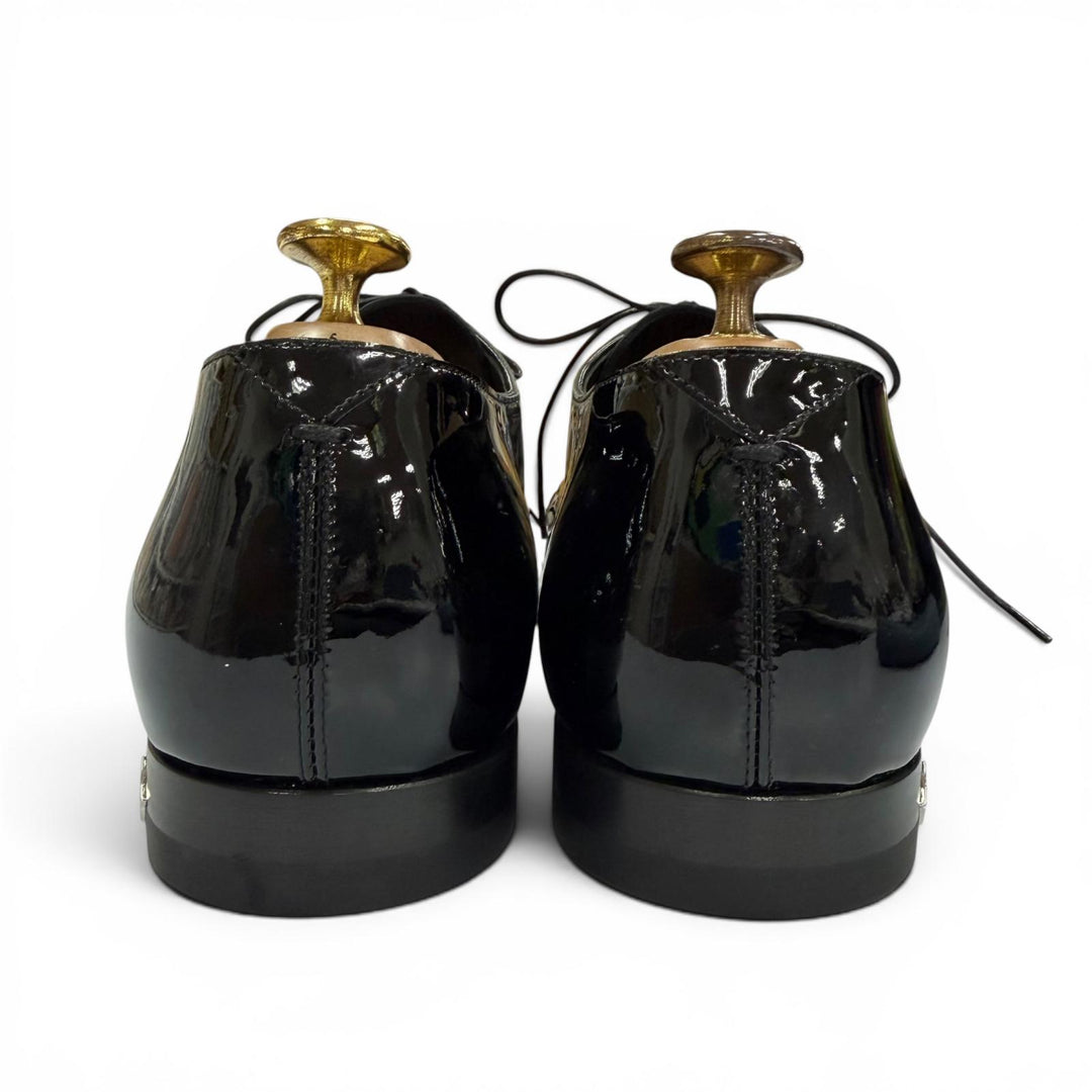 Excellent LOUIS VUITTON Dress shoes black Patent leather mens 6