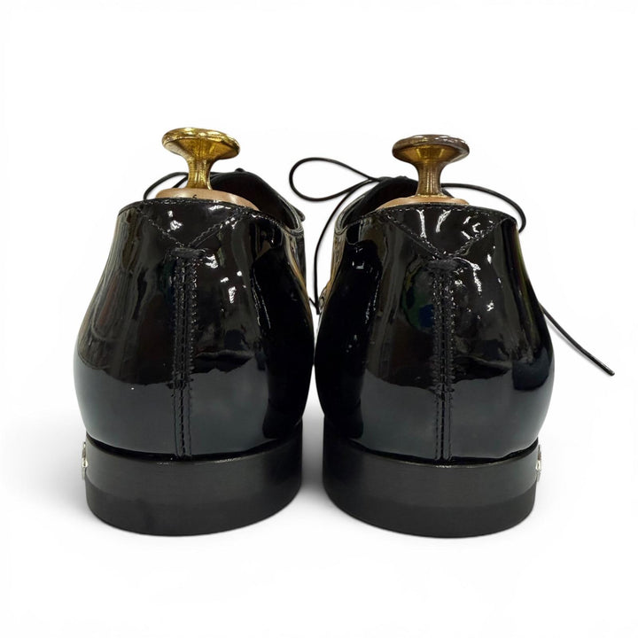 Excellent LOUIS VUITTON Dress shoes black Patent leather mens 6