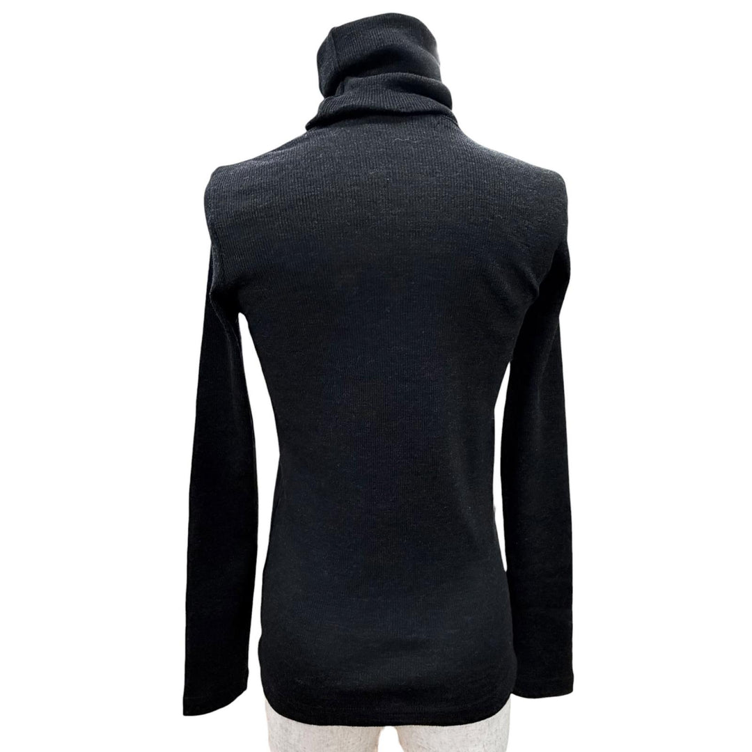 Excellent tricot COMME des GARCONS Turtleneck ribbed knit AD2008 TB-T032