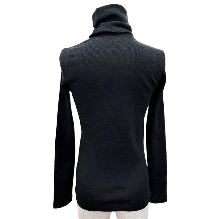 Excellent tricot COMME des GARCONS Turtleneck ribbed knit AD2008 TB-T032