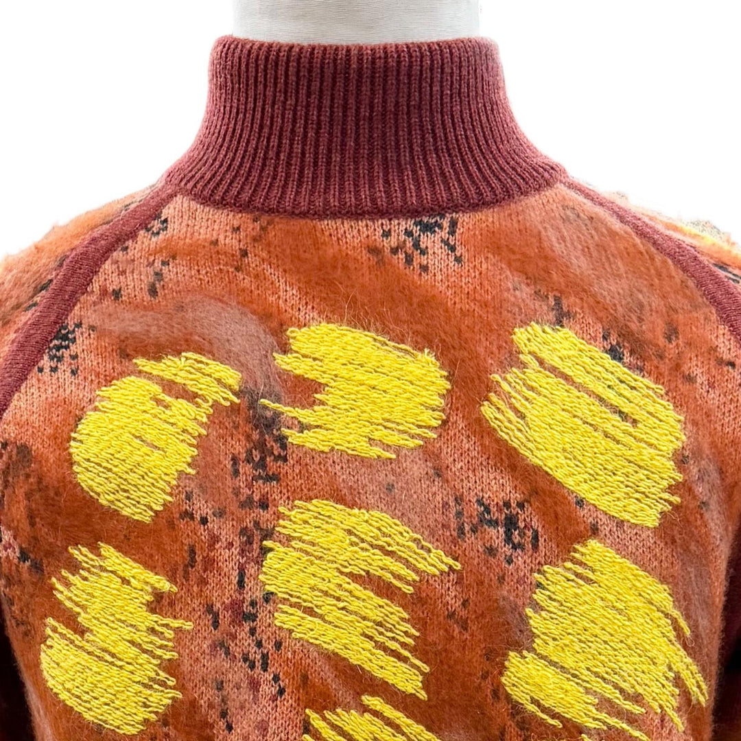 Excellent DIOR sweater Orange series wool mens XS 143M643AT279
