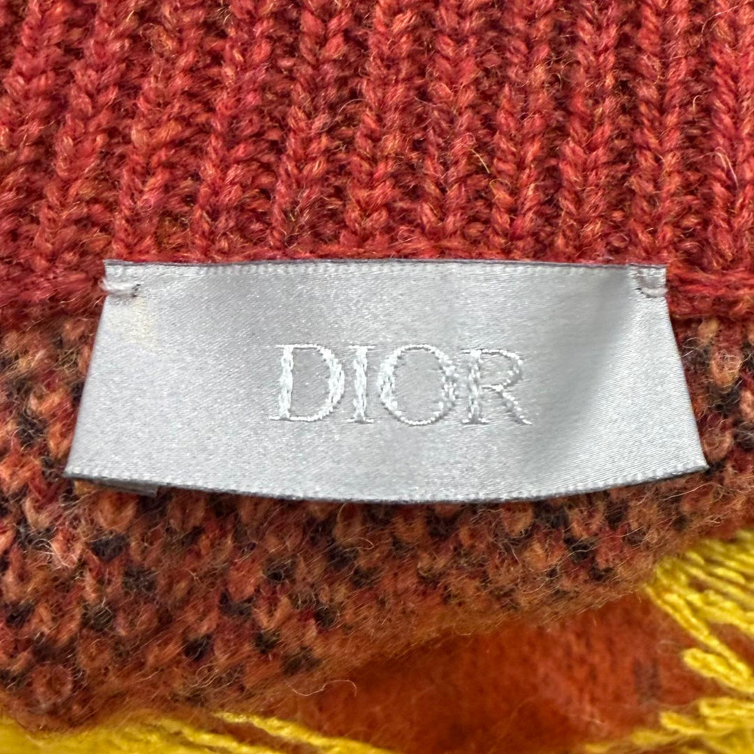 Excellent DIOR sweater Orange series wool mens XS 143M643AT279