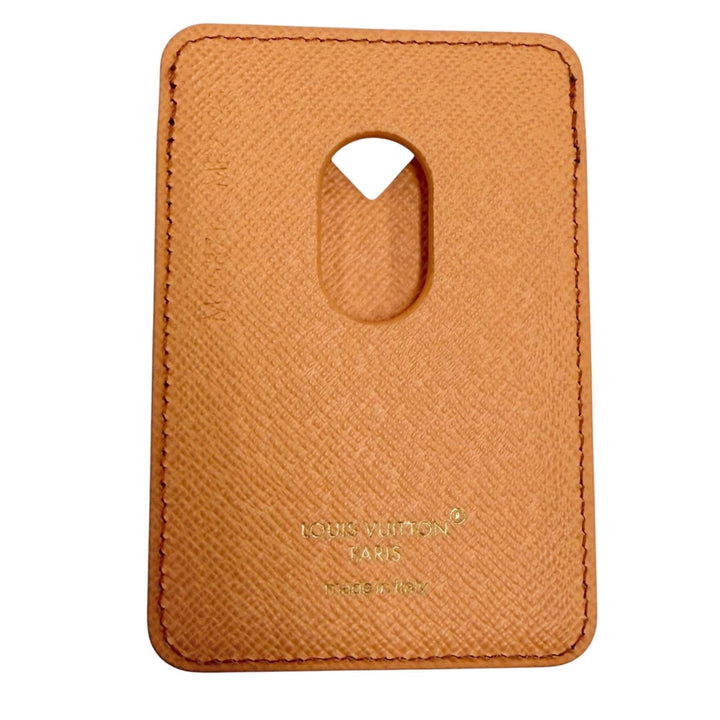 Pristine LOUIS VUITTON Porte Cartes・Magnets Orange Monogram canvas M25871