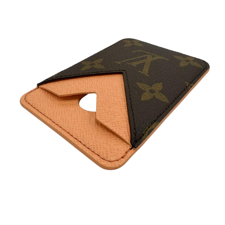 Pristine LOUIS VUITTON Porte Cartes・Magnets Orange Monogram canvas M25871