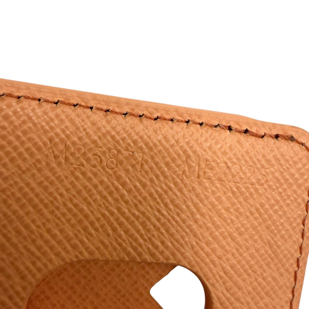 Pristine LOUIS VUITTON Porte Cartes・Magnets Orange Monogram canvas M25871