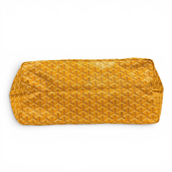 Pristine GOYARD Tote Bag Saint Louis GM yellow PVC processing