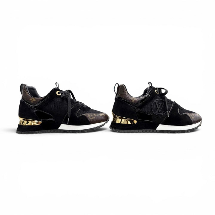 Excellent LOUIS VUITTON sneakers black Suede leather Women 36