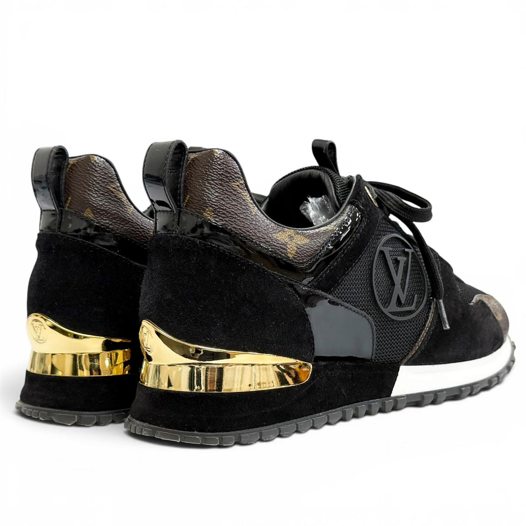 Excellent LOUIS VUITTON sneakers black Suede leather Women 36