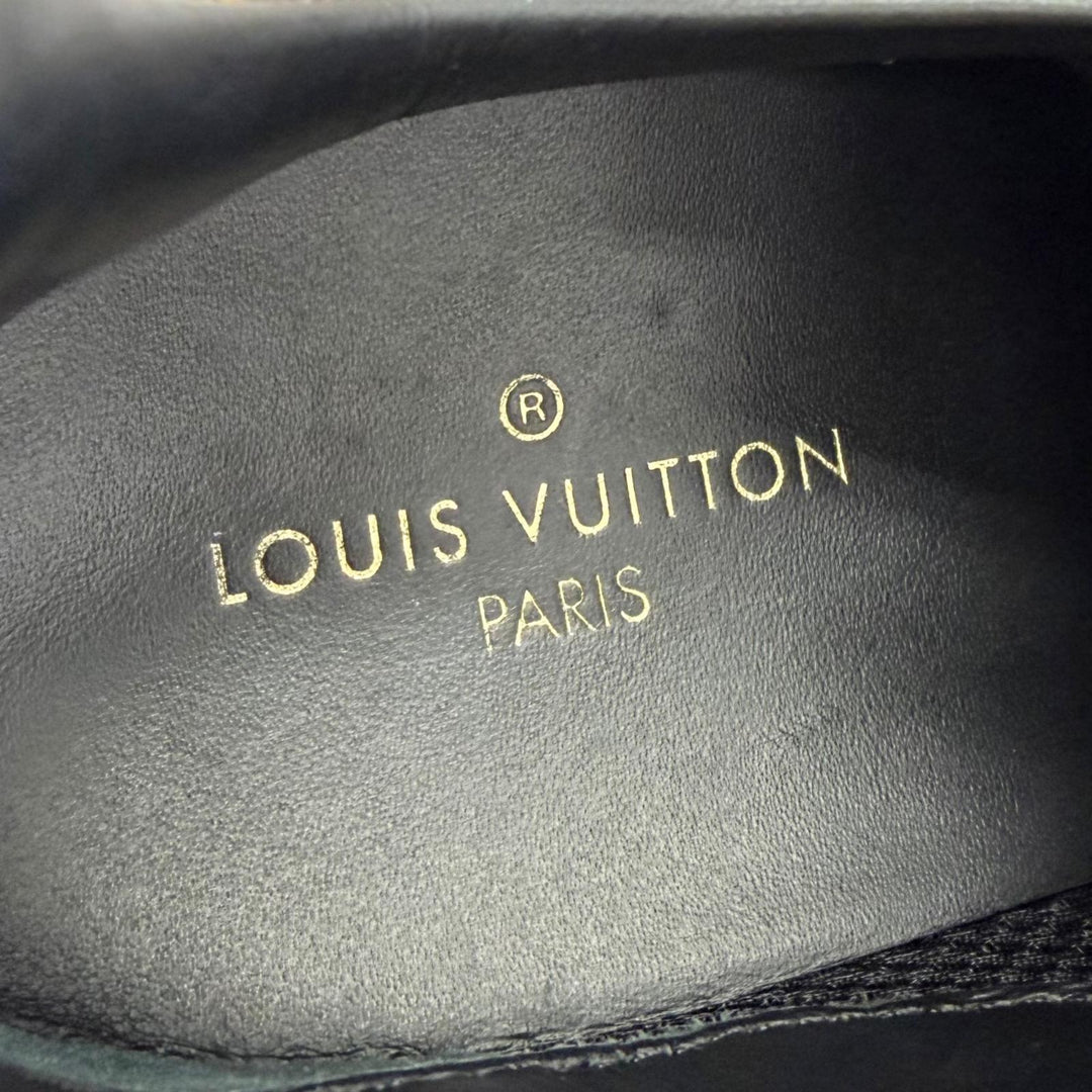 Excellent LOUIS VUITTON sneakers black Suede leather Women 36