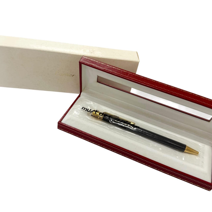 Pristine Cartier Ballpoint pen Must de Cartier Twist type black mens