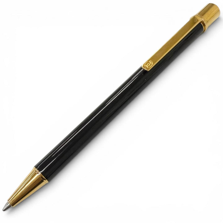 Pristine Cartier Ballpoint pen Must de Cartier Twist type black mens