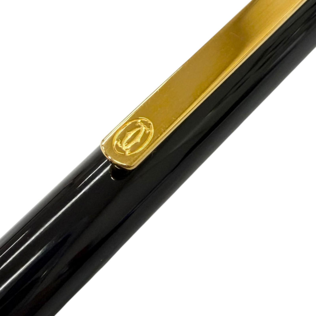 Pristine Cartier Ballpoint pen Must de Cartier Twist type black mens