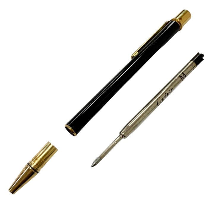 Pristine Cartier Ballpoint pen Must de Cartier Twist type black mens