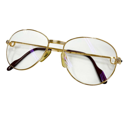 Very Good Cartier Glasses Trinity gold Blue Gemstone mens