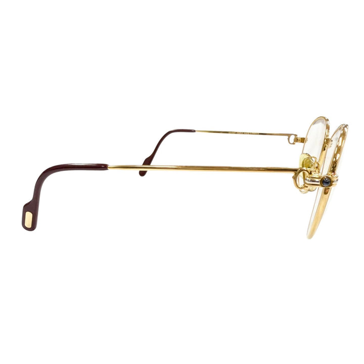 Very Good Cartier Glasses Trinity gold Blue Gemstone mens