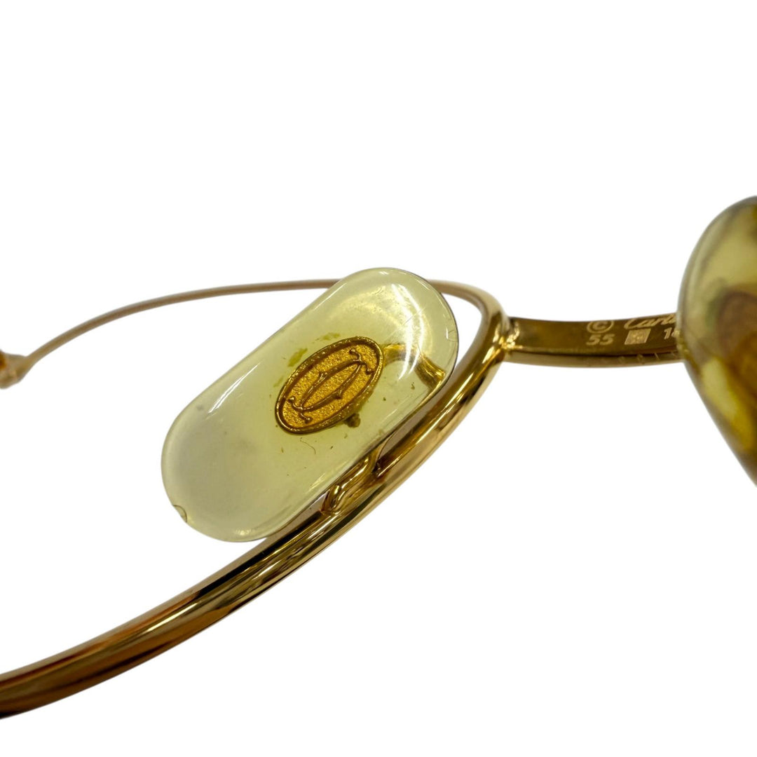 Very Good Cartier Glasses Trinity gold Blue Gemstone mens