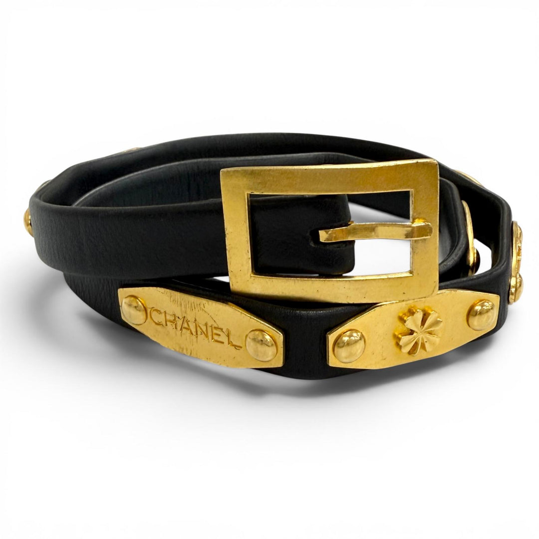 Great CHANEL belt COCO Mark Logo Camellia Clover Perfume Bottle Honu Bag 96P