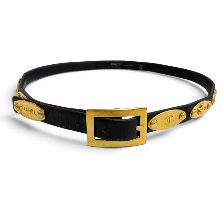 Great CHANEL belt COCO Mark Logo Camellia Clover Perfume Bottle Honu Bag 96P