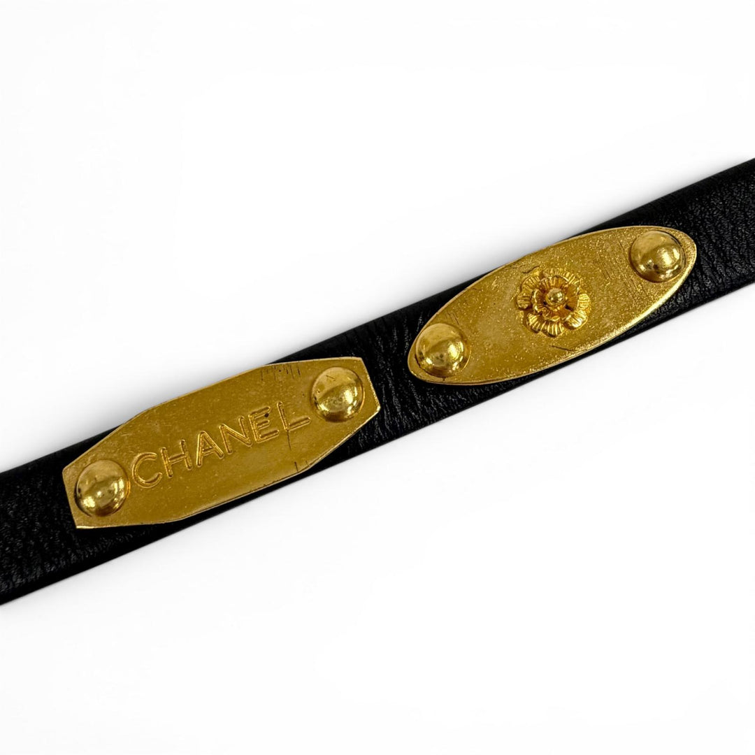 Great CHANEL belt COCO Mark Logo Camellia Clover Perfume Bottle Honu Bag 96P