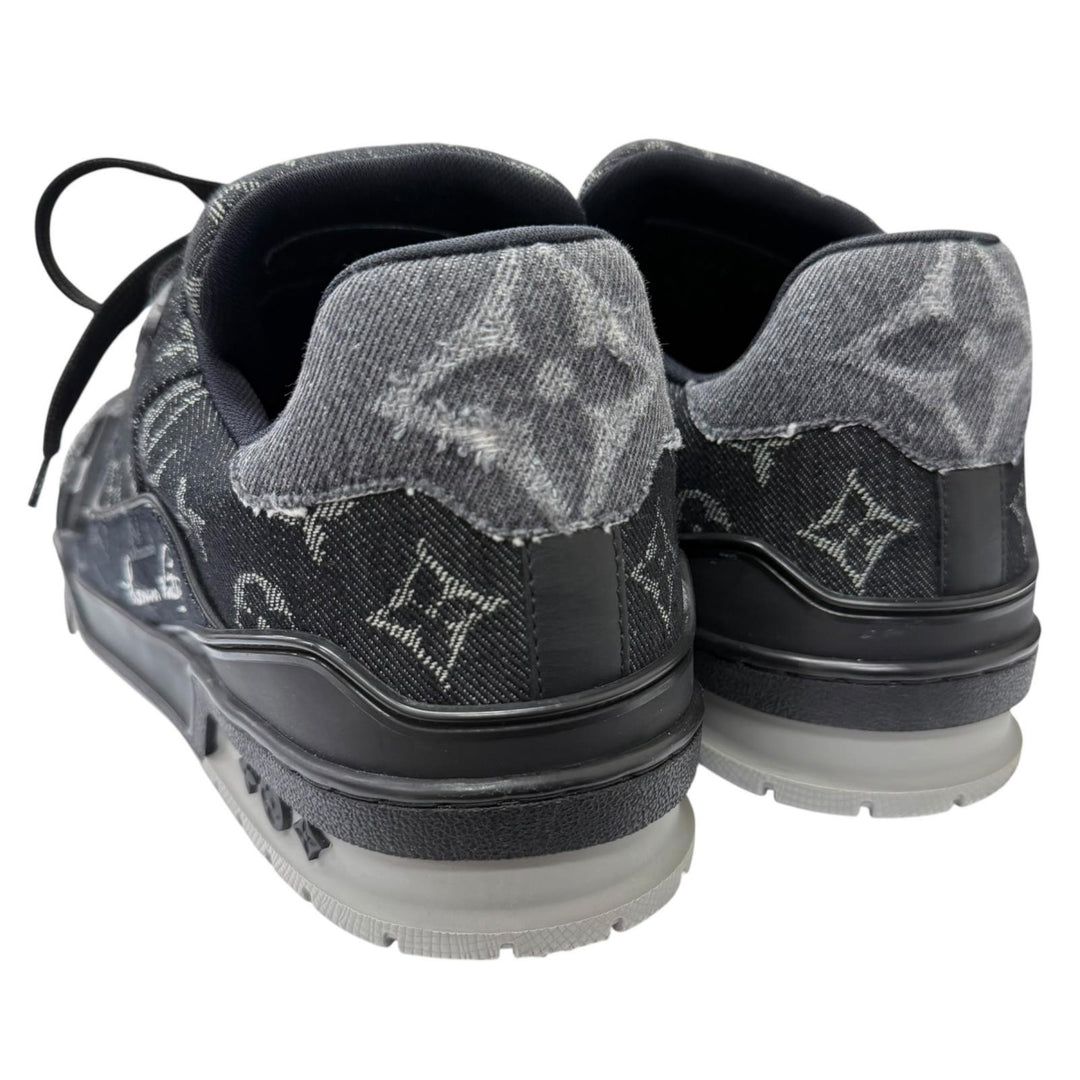 Excellent LOUIS VUITTON Low cut sneakers Monogram denim mens 9.5