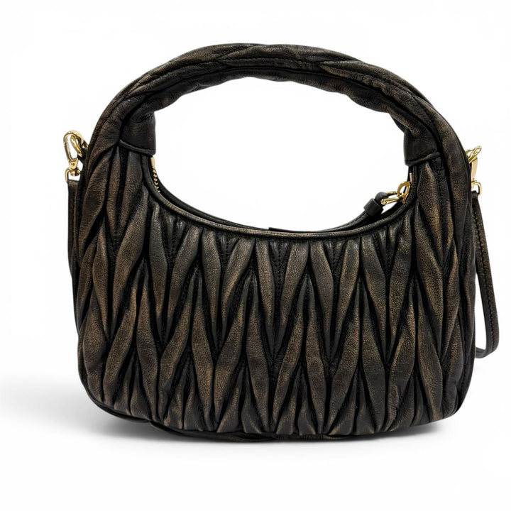 Excellent MIUMIU Shoulder Bag Wonder matelassé leather hobo bag leather Women