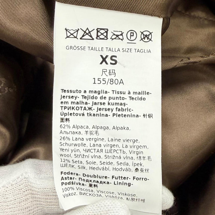 Excellent Max Mara coat Teddy Bear Icon Coat Logo button alpaca XS 101615136
