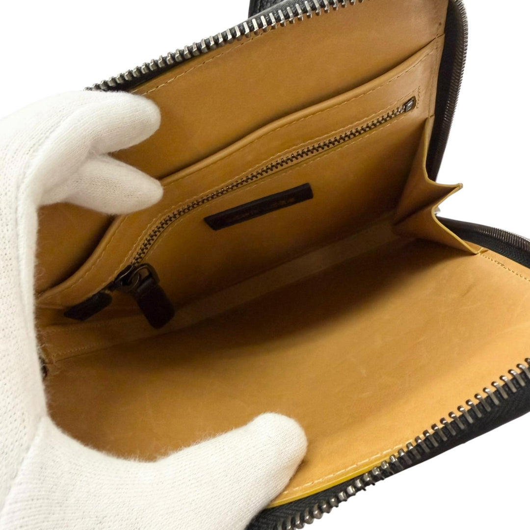 Great John Lobb Shoulder Bag Logo embossed cross sling bag black