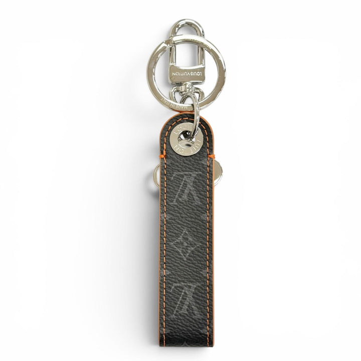Excellent LOUIS VUITTON key ring LV Dragonne Vivienne Keychain Monogram M01956