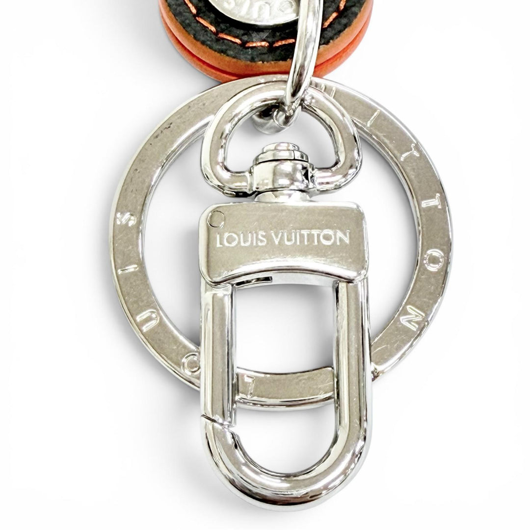 Excellent LOUIS VUITTON key ring LV Dragonne Vivienne Keychain Monogram M01956