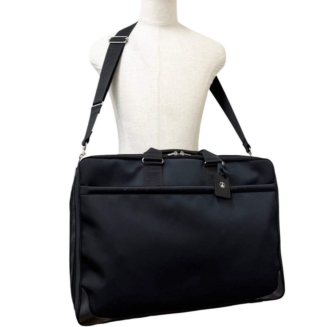 Great PORTER Boston bag TRUNK 2WAY GARMENT BOSTON BAG Garment bag black