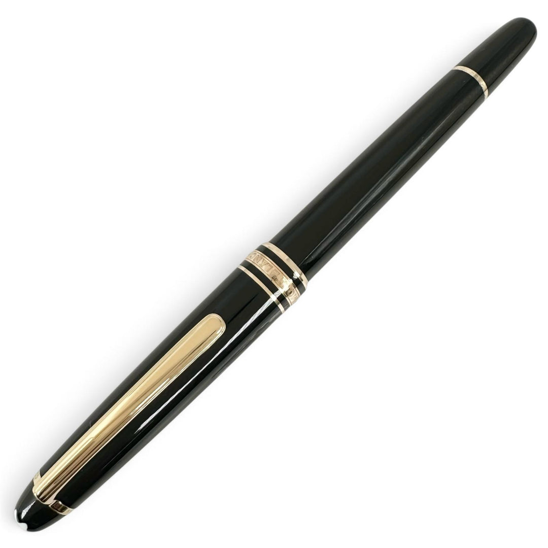 Great MONTBLANC Ballpoint pen Meisterstück classic white star black mens