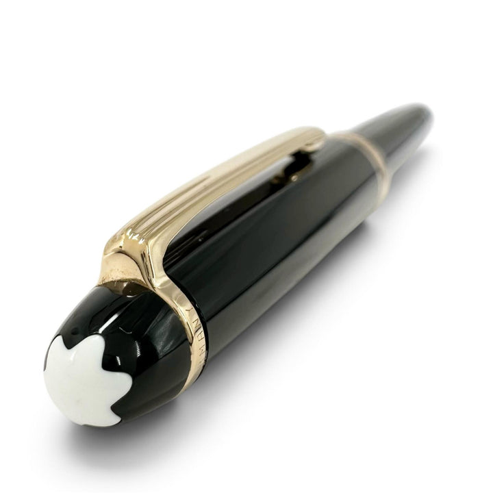 Great MONTBLANC Ballpoint pen Meisterstück classic white star black mens