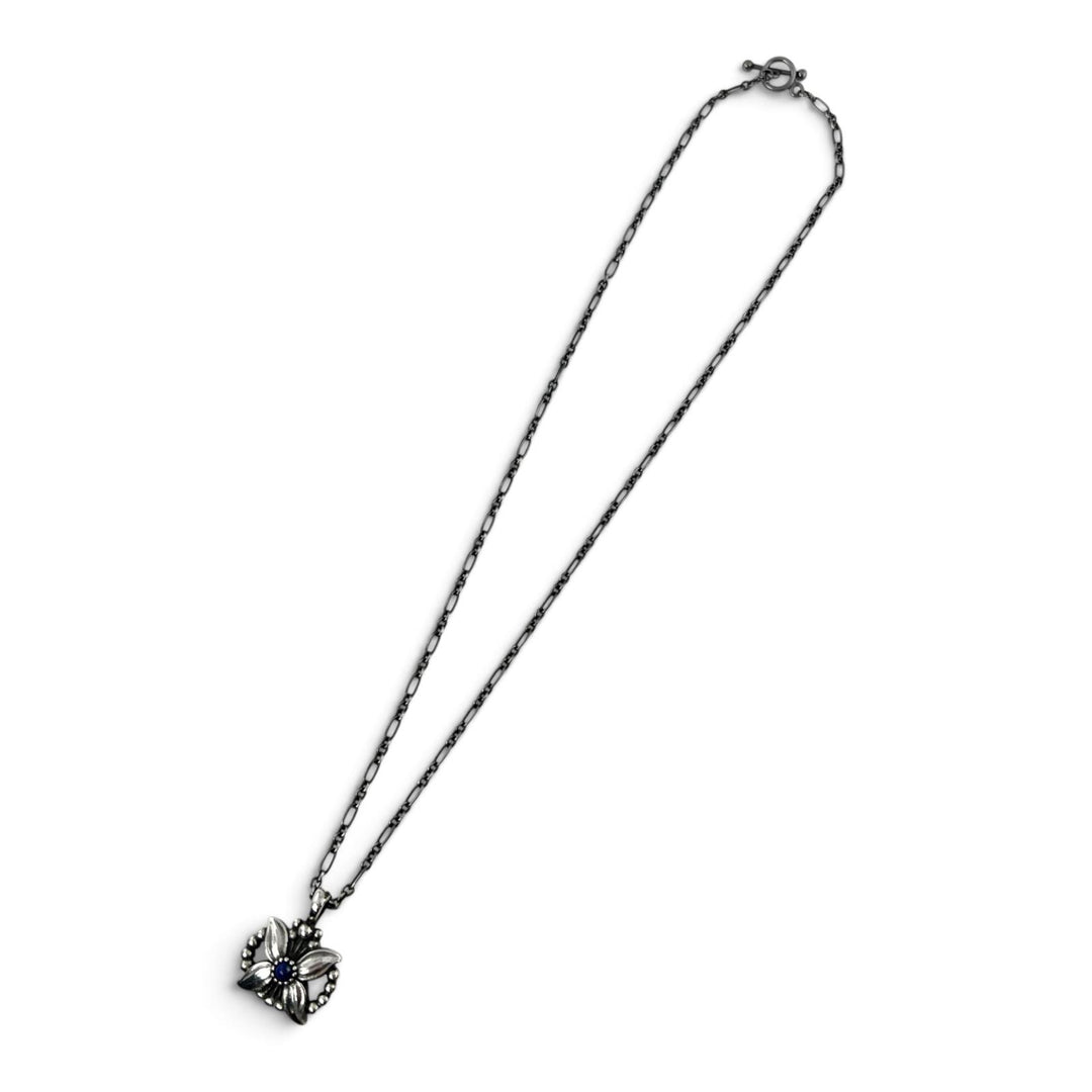 Excellent Georg Jensen Necklace 1998 Year Pendant Silver SV925 Women
