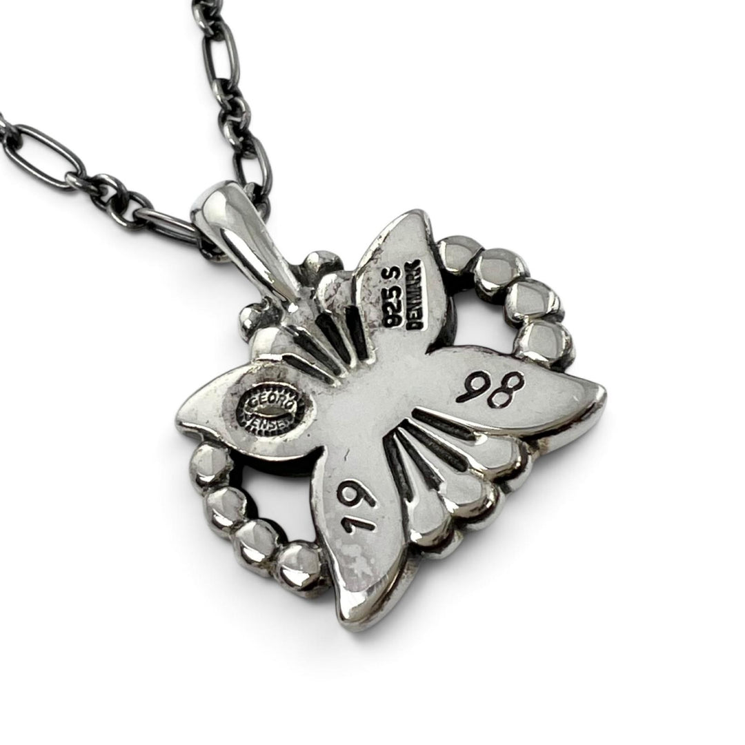 Excellent Georg Jensen Necklace 1998 Year Pendant Silver SV925 Women