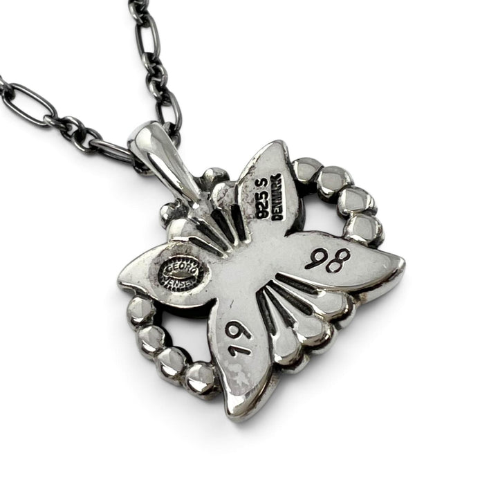 Excellent Georg Jensen Necklace 1998 Year Pendant Silver SV925 Women